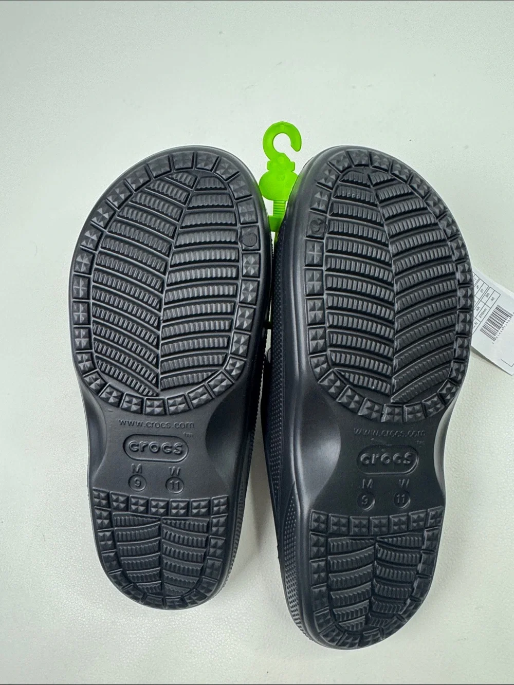 CROCS Baya UNISEX Black Slide Sandals sliders Open Toe Mens 9, Women’s 11 NEW